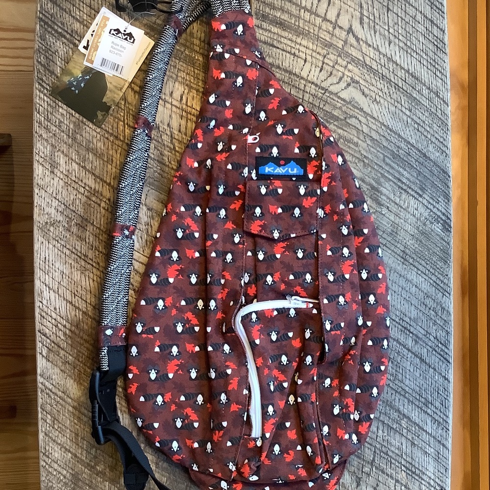 Kavu Raccoon Rope Bag New With Tags